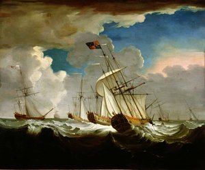 O &39;Royal Charlotte&39; retornando à Inglaterra com a princesa Charlotte de Mecklenburg-Strelitz